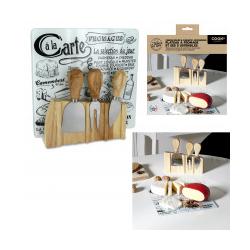 Cook Concept Weiss Käsebrett Mit 3 Utensilien Magneten, Schneidebrett,