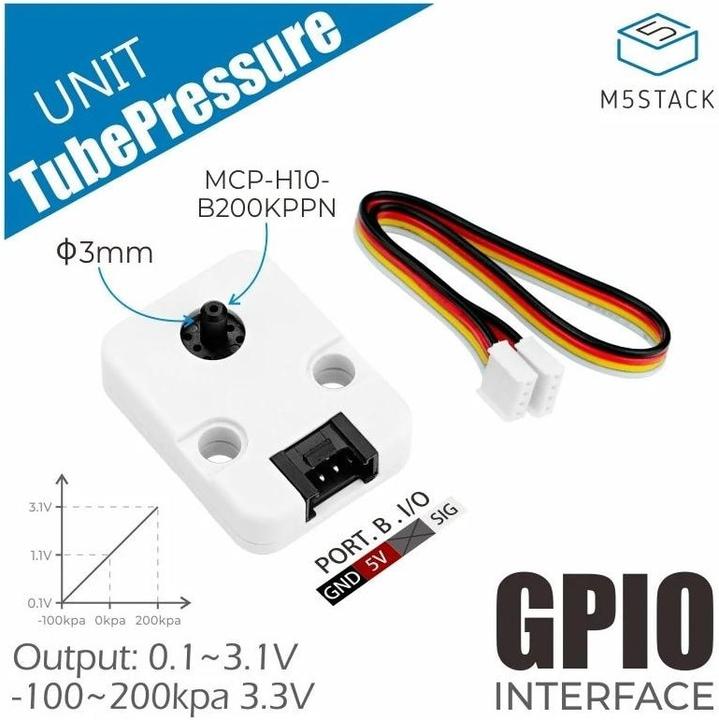 Image du produit M5Stack Tube de capteur de pression d'air