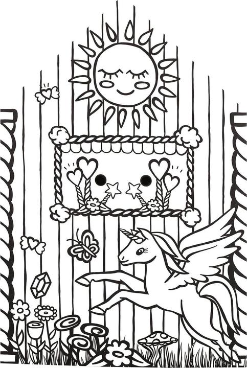 Actual product image Fellowes Unicorn Colouring Playhouse