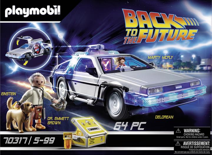 Immagine prodotto Playmobil La DeLorean di Ritorno al Futuro (70317, Playmobil Ritorno al futuro)