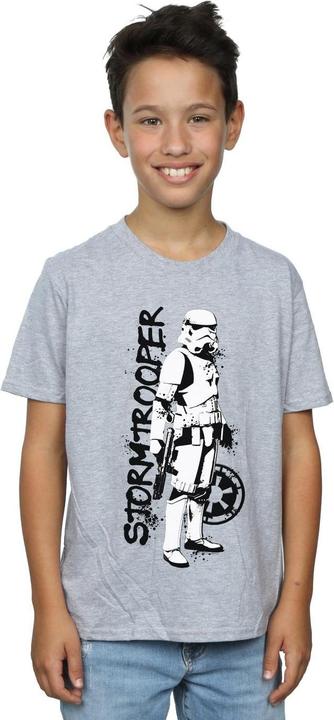 Produktbild Star Wars The Mandalorian Splat Stormtrooper TShirt Jungen (140, 146)