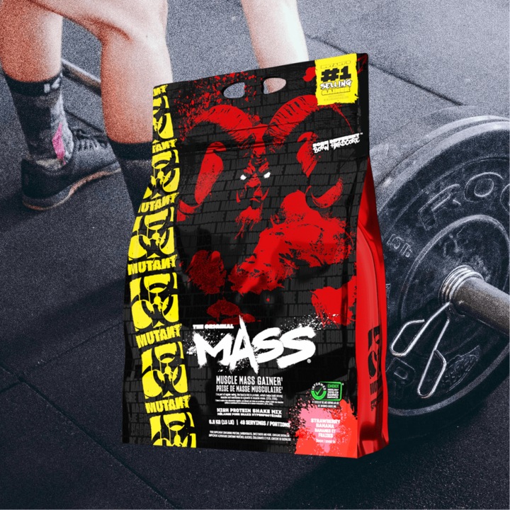 Actual product image Mutant Mass - 6,8kg Strawberry/Banana (Strawberry Banana, 1 pcs., 6800 g)
