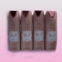Actual product image Lattafa Shahd By Perfumed Body Spray 200ml - Almond, Orange, Floral (Spray, 200 ml)