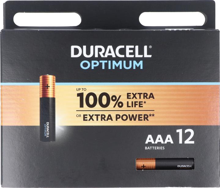 Produktbild Duracell Optimum (12 Stk., AAA)