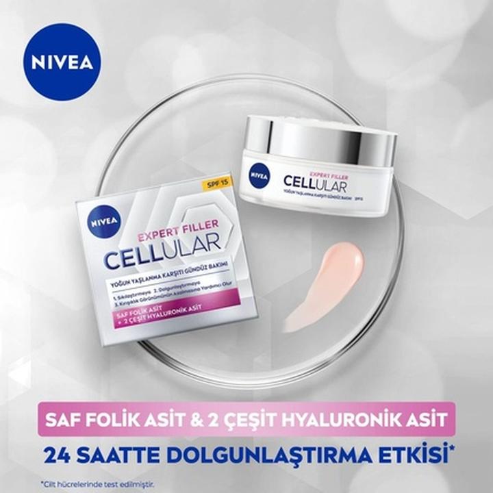 Actual product image NIVEA Cellular Expert Filler Anti-Age Tagespflege LSF 30 (50 ml, Day cream, SPF 30)