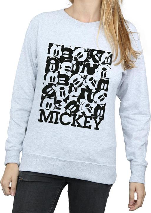 Produktbild Disney Womens/Ladies Mickey Mouse Grid Sweatshirt (M)