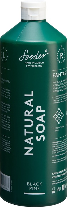 Productafbeelding Soeder* Natuurlijke zeep (Vloeibare zeep, Vullingen, 1000 ml)