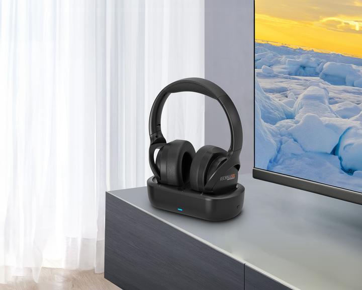 Produktbild Technaxx Bluetooth TV-Kopfhörer TX-350, mit Basisstation (30 h, Kabellos)
