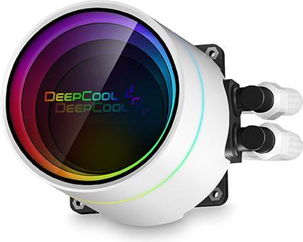 Actual product image Deepcool CASTLE 240EX A-RGB WH Processor All-in-One Liquid Cooler