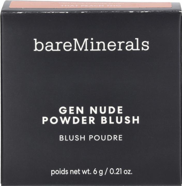 Actual product image Bare Minerals Bareminerals Gen Nude Powder Blush That Peach Tho - 6g (That Peach Tho)