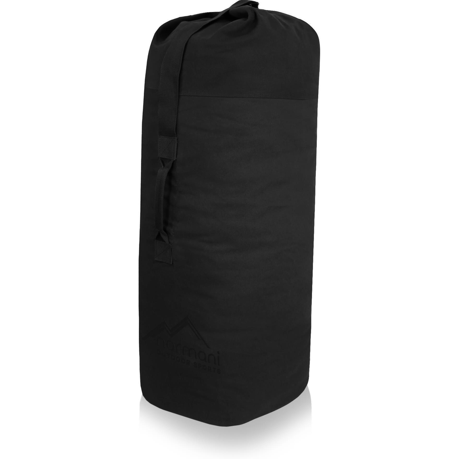 Normani, Unisex, Tasche, US Canvas-Seesack 140 l Classic Sea III, Schwarz, (140 l)