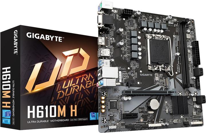 Produktbild Gigabyte GiBy H610M H H610 (LGA 1700, Intel H610 Express, mATX)