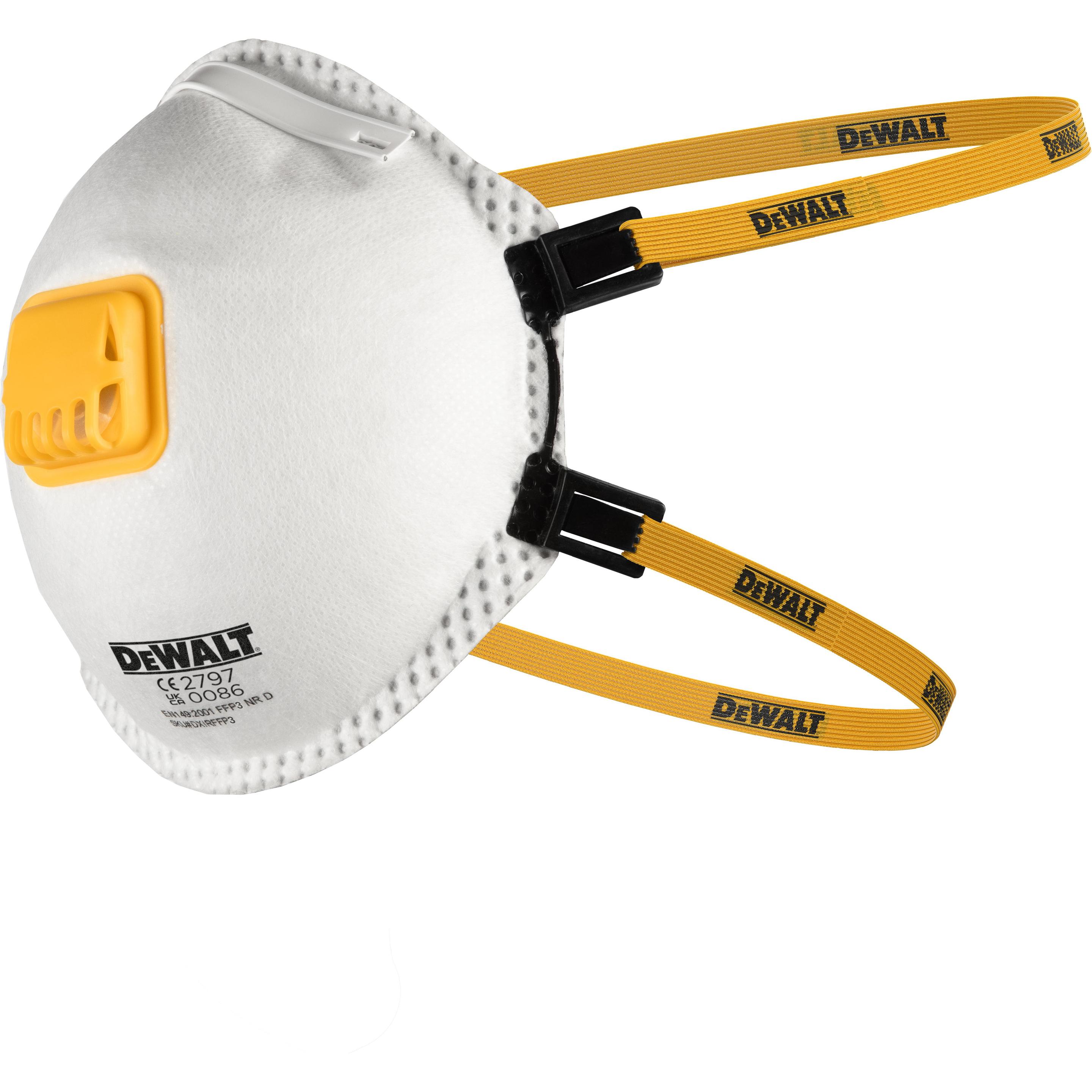 DeWalt, Maschera respiratoria, DXIRFFP35 FFP3 Einweg-Staubmaske 5 Stück (5 x)