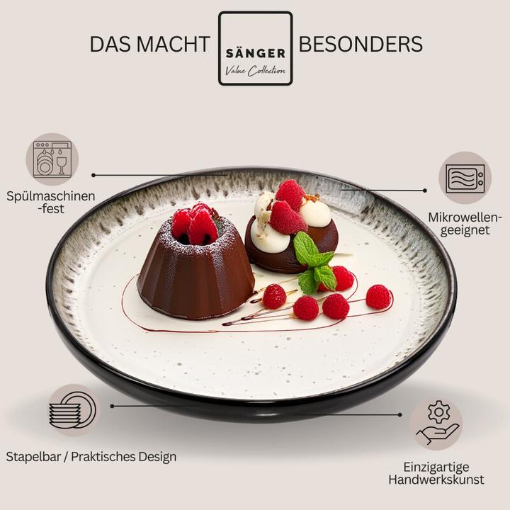 Produktbild Sänger Geschirr Dessertteller Set (6x, 20.50 cm)