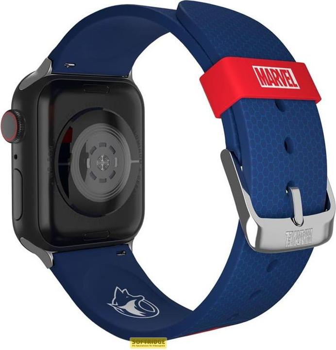 Actual product image Moby Fox Marvel bracelet pour smartwatch Insignia Collection: Captain America (Silicone)