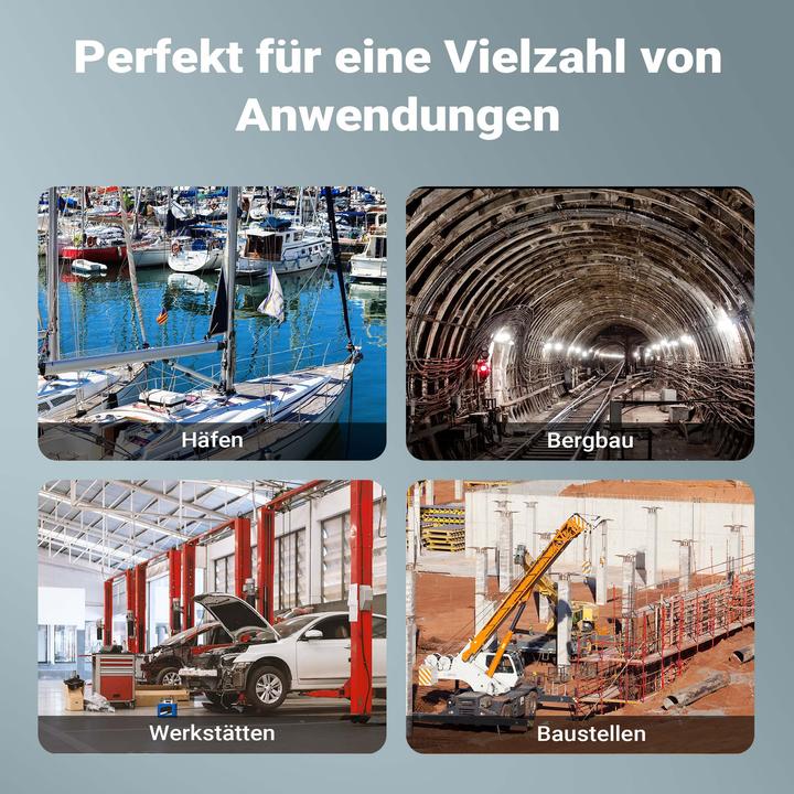 Produktbild Wiltec Kettenzug bis 2t Handkettenzug 3m Hubhöhe Hebelzug Tragmittel Hebezeug