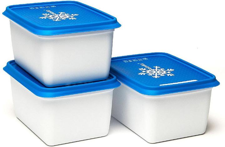 Produktbild Merkloos Tiefkühlbehälter 1000 ml set mit 3 Stücken (1 l)