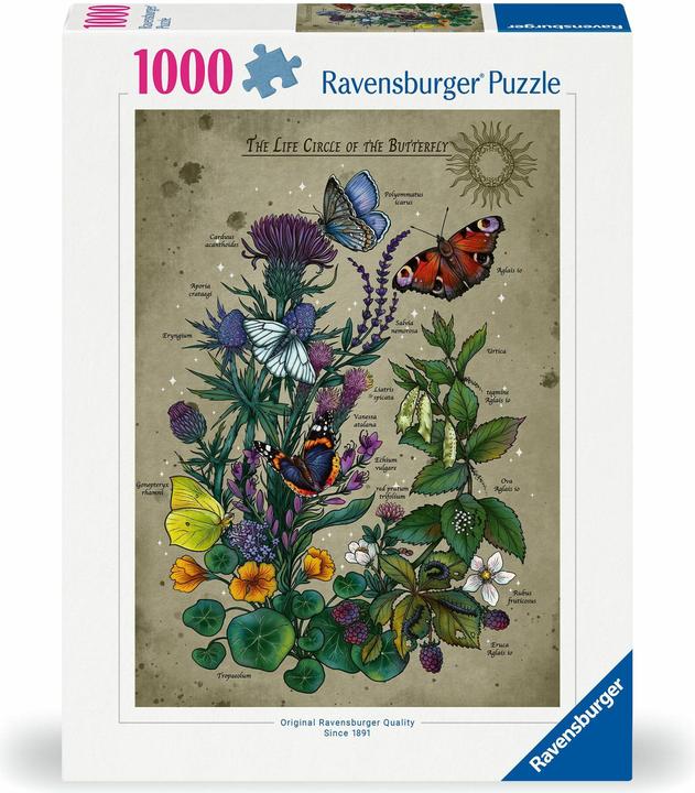 Ravensburger Lifecircle Butterfly (1000 Teile)