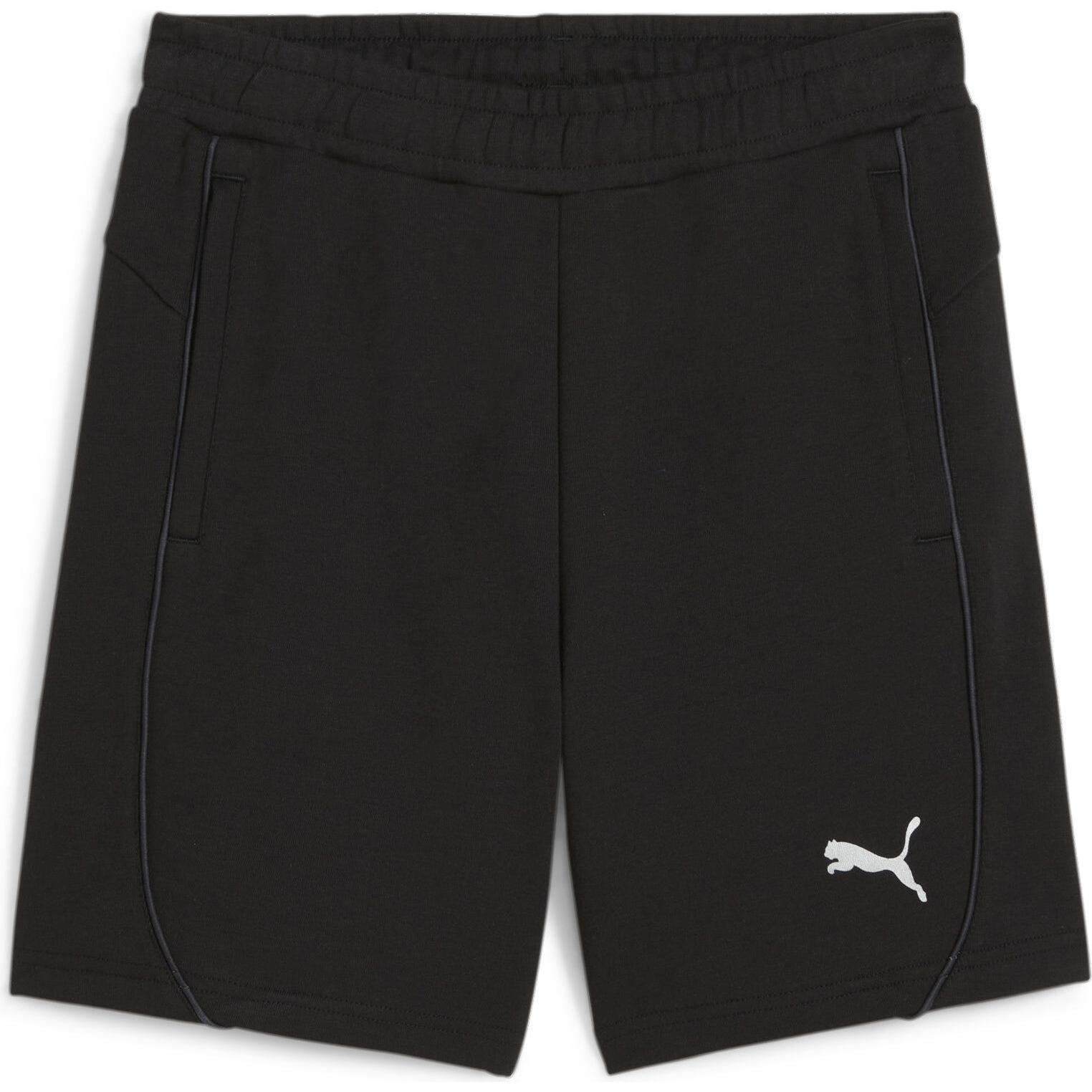 Puma, Jungen, Sporthose, teamFINAL Casuals Shorts Jr (164), Schwarz, 164