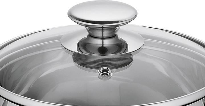 Actual product image Küchenprofi Mini pot w.glass lid 16 cm, 1.5 Lt (16 cm, Pot, Stainless steel)