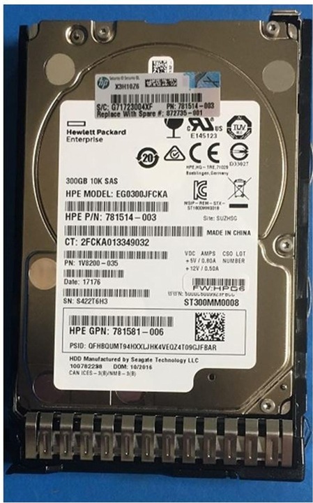 Produktbild HPE 872475-B21 (0.30 TB, 2.5")