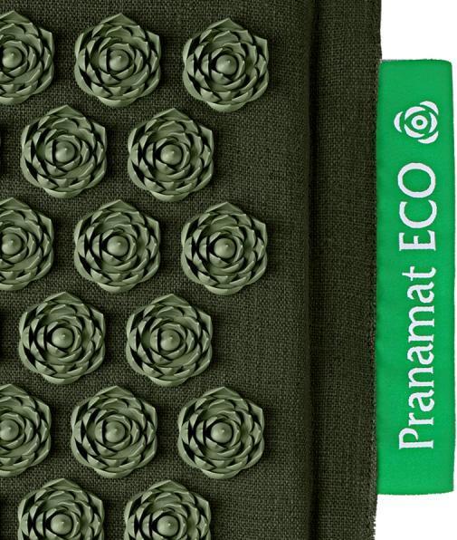 Immagine prodotto Pranamat Set da massaggio ecologico - Tappetino e cuscino in edizione limitata d.green