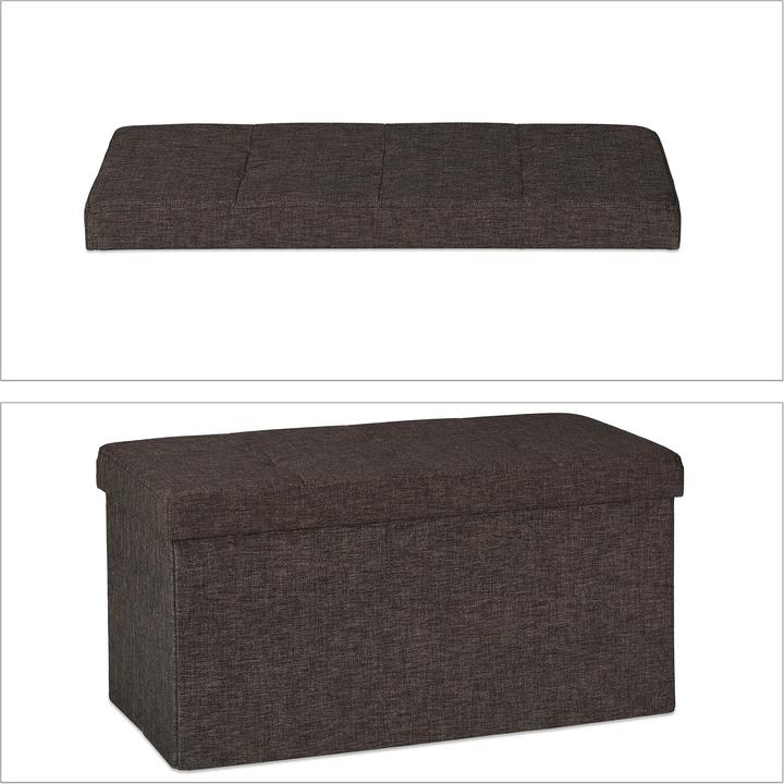 Image du produit Relaxdays Banc rangement (76 cm)