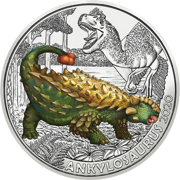 Thumbnail - Münze Österreich, Münzen, Ankylosaurus, (2020)