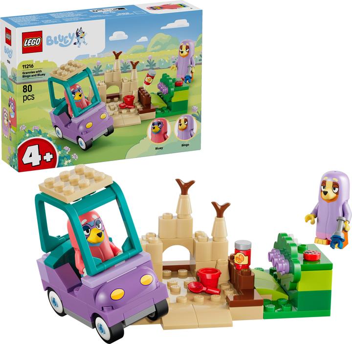 Produktbild LEGO Omas mit Bingo und Bluey (LEGO Bluey)