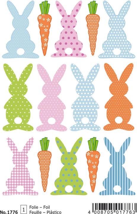 HERMA Sticker Easter Bunny Rally (1 x, 84 x 120 mm)