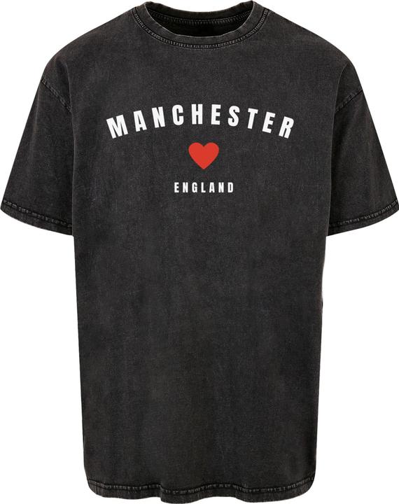 Produktbild Merchcode Manchester X Acid Washed Heavy Oversize Tee - 111645 (S)