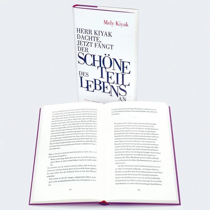 Actual product image Herr Kiyak dachte, jetzt fängt der schöne Teil des Lebens an (German, Mely Kiyak, 2024)