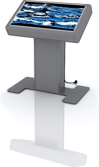 Produktbild Hagor vis-it touch Indoor Stele fuer Displays bis 140cm Alu Gehaeuse inkl Lueftung und Vandalismusschut...