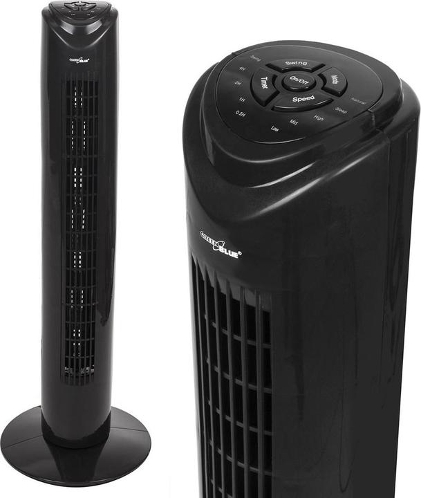 Actual product image Greenblue Column fan 45W with 3 air flow levels, 82 cm high, 1.5 m cable, with remote control and GB (53 dB)