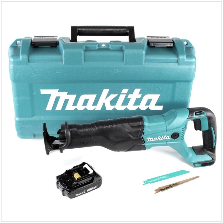 Immagine prodotto Makita DJR 186 Y1K Seghetto diritto a batteria 18V in valigetta da trasporto + 1x Batteria BL 1820