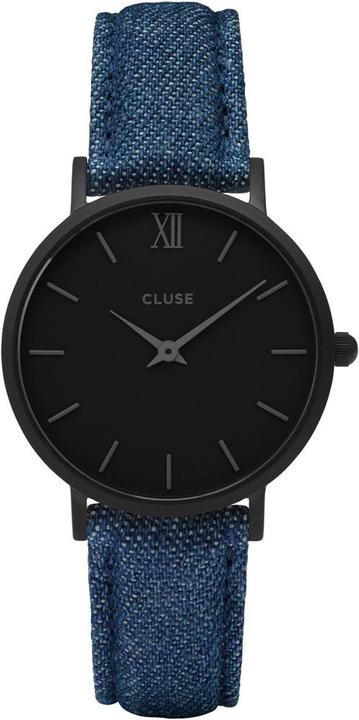 Cluse Minuit Noir Denim (Montre analogique, 33 mm)