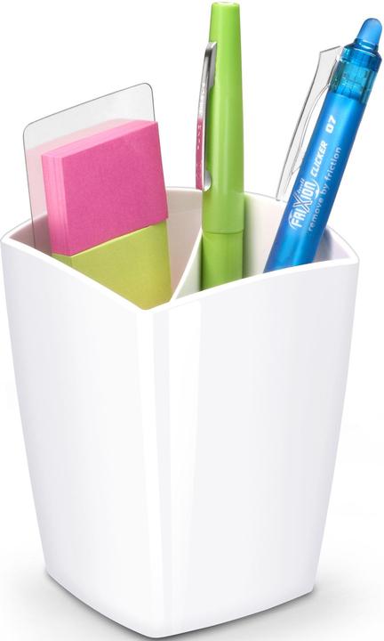 Image du produit Cep Porte-plume GLOSS, 2 compartiments, blanc