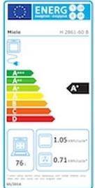 Energie-Label Miele H 2861-60 B