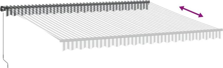 Actual product image vidaXL Einziehbare Markise (3.50 m)