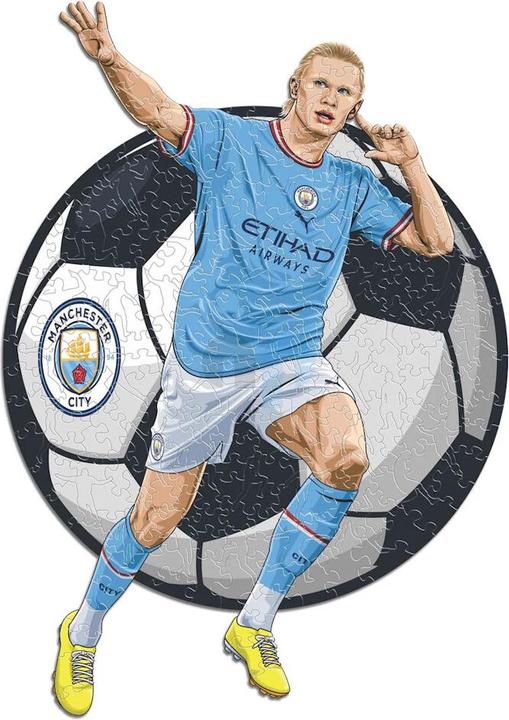 Produktbild Iconic Man City FC - Erling Haaland - Holz Puzzle Grösse L (500 Teile) (500 Teile)