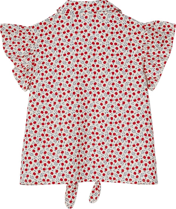Vertbaudet Mädchen Musselinbluse zum Binden