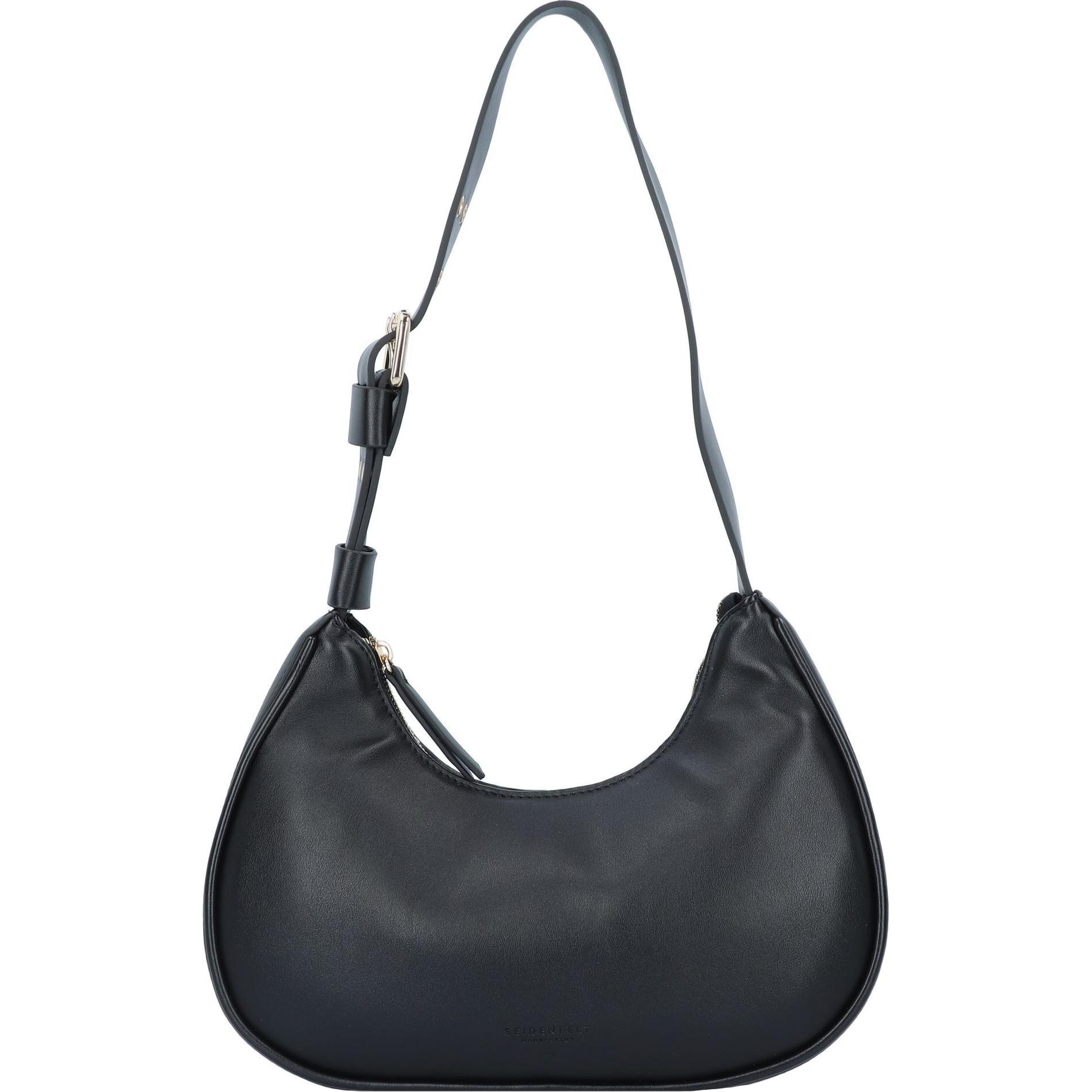 Seidenfelt, Handtasche, Dalarna Schultertasche 29 cm, Schwarz