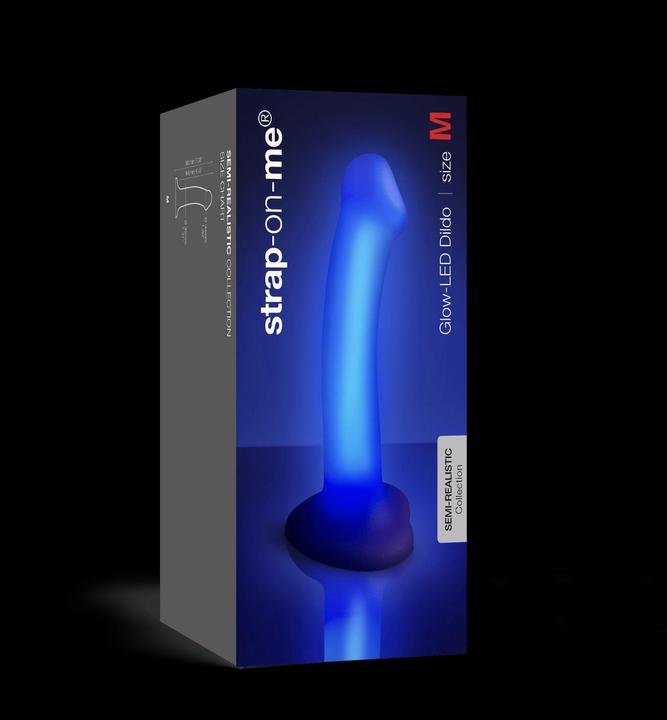 Image du produit Strap-on-me Glow-Led Dildo (M)