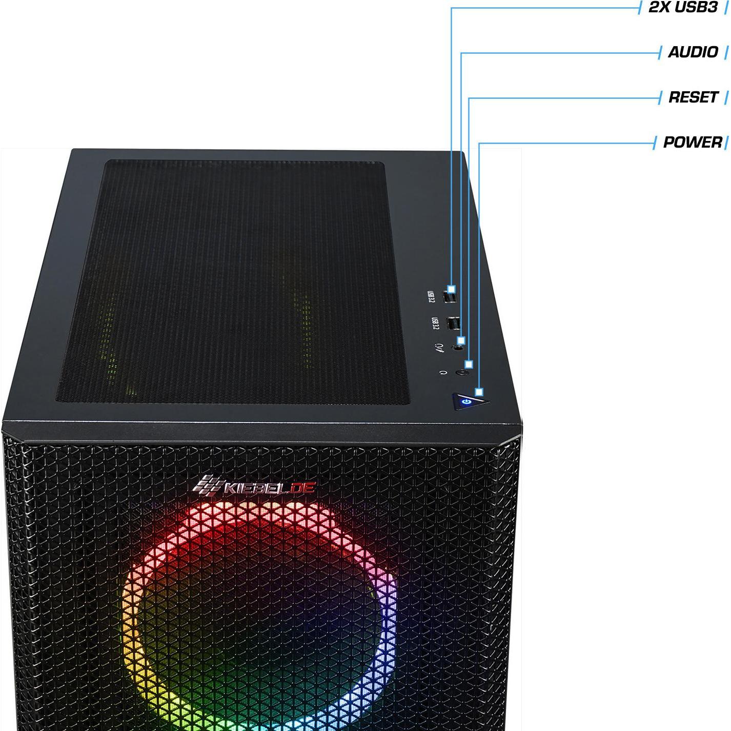 Thumbnail - Kiebel Inferno 12 (Intel Core i7 12700KF, 32 GB, 2000 GB, GeForce RTX 4060), PC, Schwarz