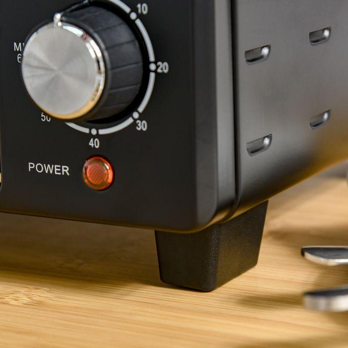 Actual product image Swisshandel24 Mini oven 21L with 1 wire rack and 1 baking tray 3 cooking modes 100°C-230°C 1400W Metal Stainless