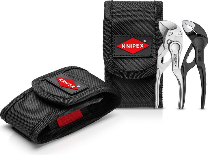 Actual product image Knipex Mini Pliers Set XS in Belt Pouch (100 mm)