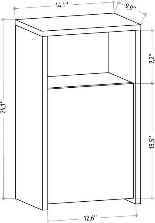 Produktbild Kalune Design Delilah (36 x 25 x 61.5 cm)