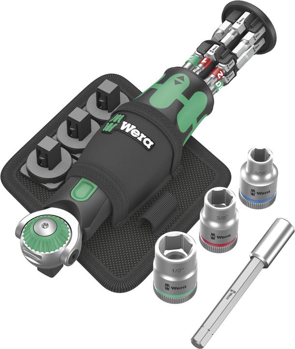 Image du produit Wera 8009 Zyklop Pocket Set Imperial 2 (1/4", 3/8")