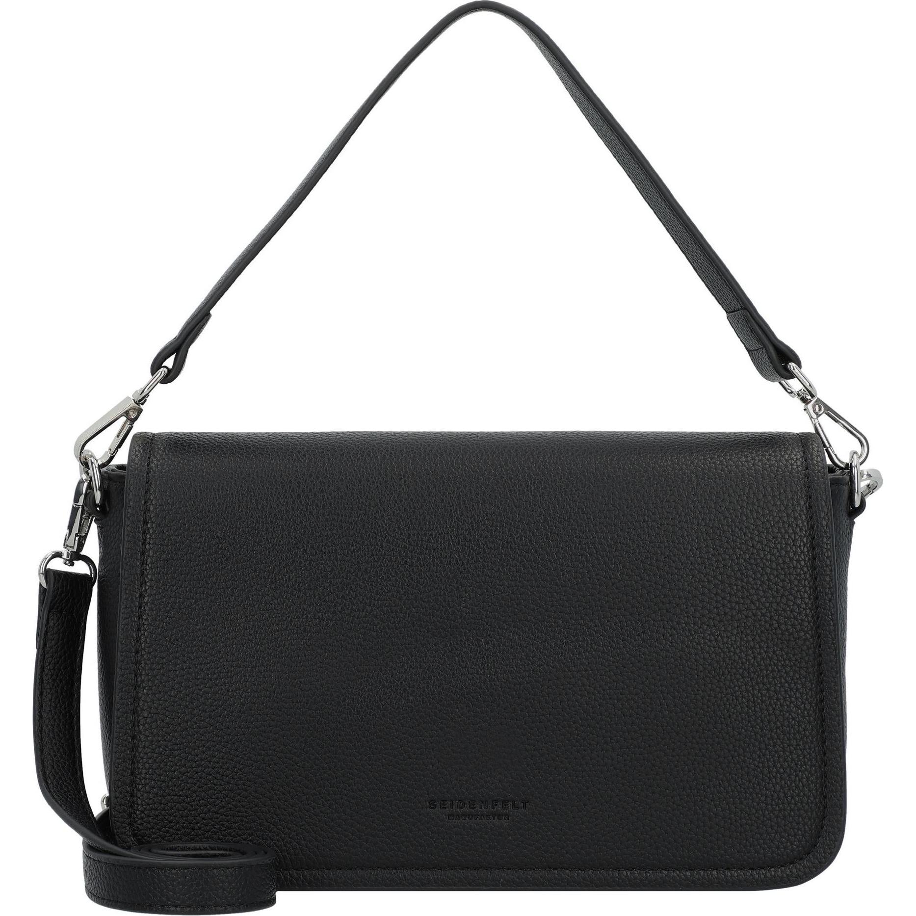 Seidenfelt, Handtasche, Malvik Schultertasche 27 cm, Schwarz