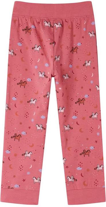 Produktbild VidaXL Kinderpyjama mit Langen Ärmeln Altrosa 128,Material: 95 (128)